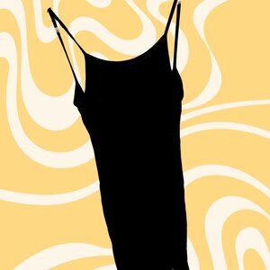 Boohoo Backless Bodycon Black Dress